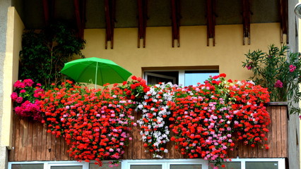 Racadau cvartal in south of the city Brasov, Transylvania. Typical urban landscape. Brasov is the center of Romania. 300.000 inhabitants.