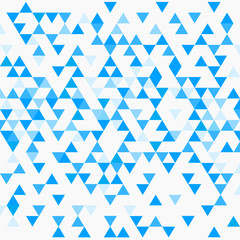 Abstract triangle blue background. vector illustration