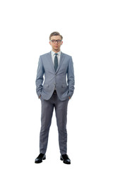  young man in a tie with glasses