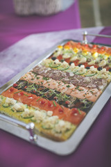 Ap&eacute;ritif et plateau de toasts