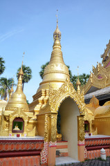 Popular Burmese Temple in Penang, Malaysia