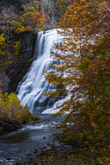 Fototapeta na wymiar Ithaca Falls - Ithaca, New York
