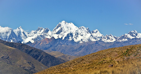Fototapeta na wymiar Cordillera of the Andes, Peru