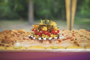 Mariage, buffet, apéritif et toasts