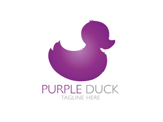 Purple, Duck, vector, logo