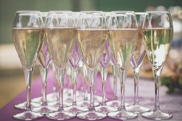 Coupes de champagne