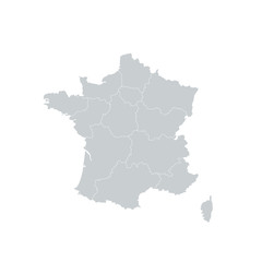 Fototapeta premium France Regions Map