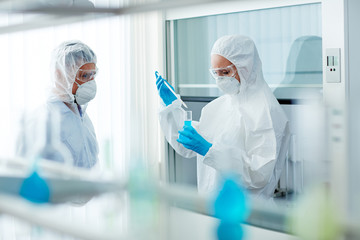 Working with toxic substance