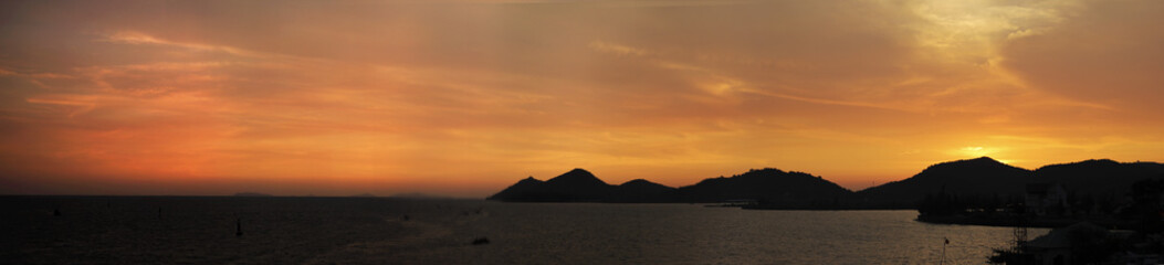 Sunset on the ocean, Hà Tiên 