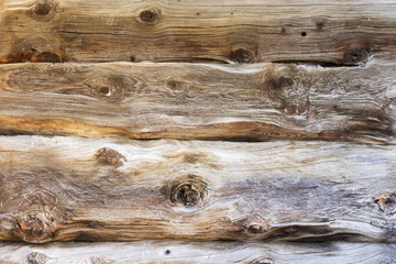 Naklejka na ściany i meble isolated background with larch wood table