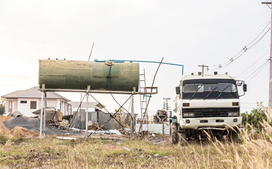 construction site for new home.