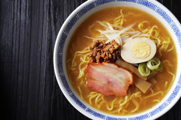 みそラーメン　Japanese Ramen noodles