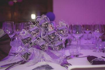 Décoration table de mariage