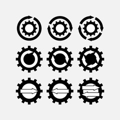 icons gear, tuning mechanisms