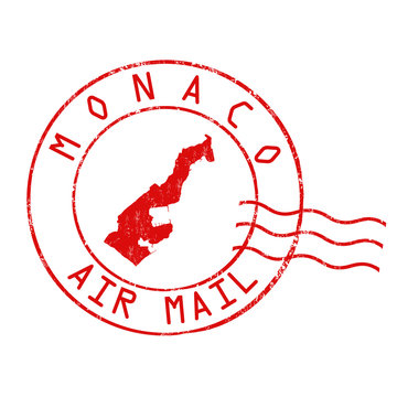 Monaco stamp or sign