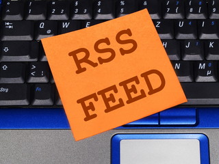 Memo note on notebook, RSS Feed