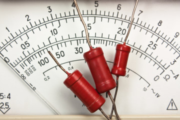 old analog multimeter