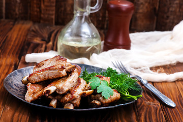 fried meat