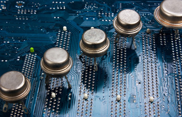 old silicon chip