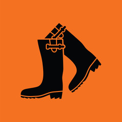 Hunter's rubber boots icon