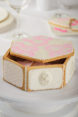 Bag of glazed biscuit. .