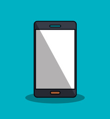 smartphone device isolated icon vector illustration design