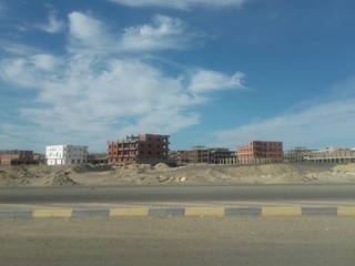 Unvollendete Gebäude in Ägypten