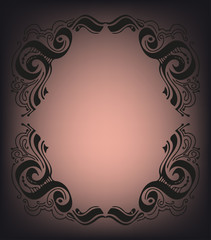 Floral Vector Frame