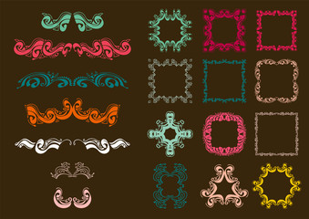 Floral Vector Frame