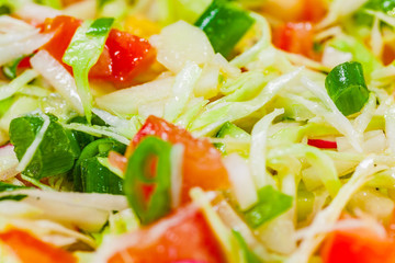 nice organic salad (fresh food)
