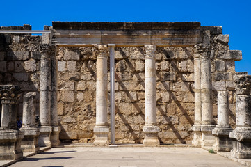 Fototapeta premium Tiberias, Roman Empire Era Remains, Israel.