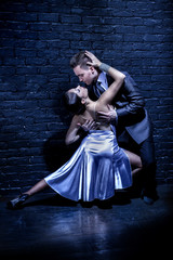 Argentine Tango. Latin dance. - obrazy, fototapety, plakaty