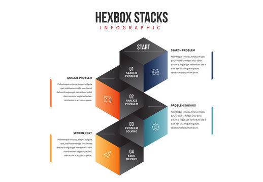 Hex Box Stacks Graph