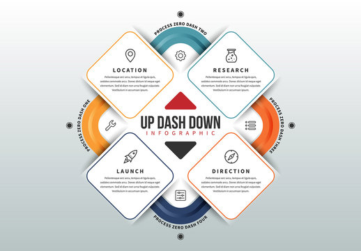 Up Dash Down Graphic