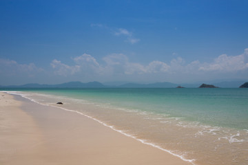 Beautiful sea and blue sky at Andaman sea,thailand