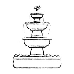 classical fountain icon image vector illustration design 