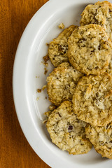 Oatmeal Raisin Cookies on a plate