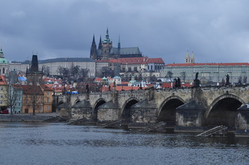Obraz premium Action in Prague
