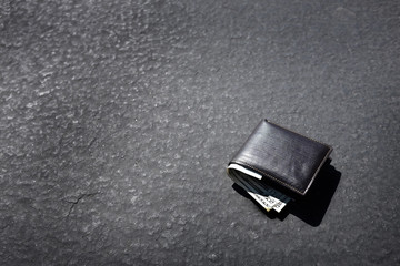 Lost Wallet Lying on Street or Road