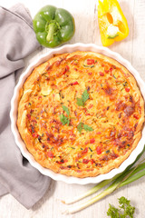 vegetarian quiche