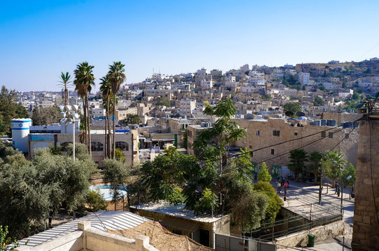 The City View Of Hebron, West Bank, Israel And Palestine.