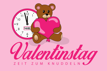 Valentinstag Teddy