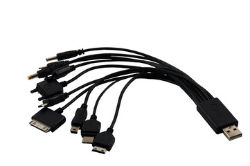 adapter isolated on white background