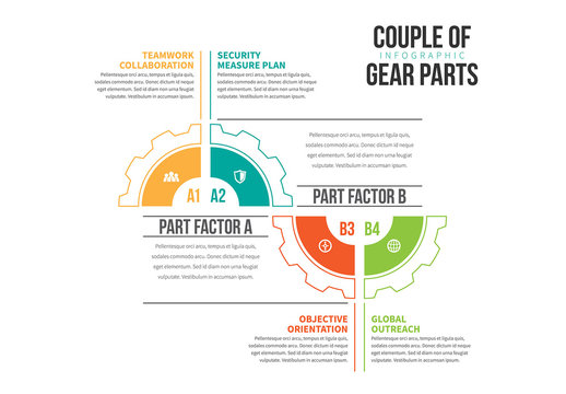 Split Gear Infographic