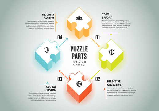 Puzzle Parts Graphic