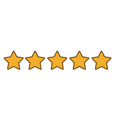 five 5 stars icon image vector illustration design 