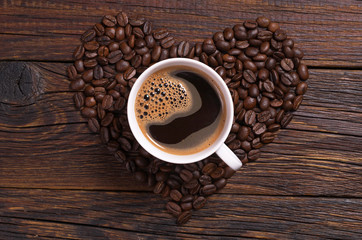 Coffee and beans
