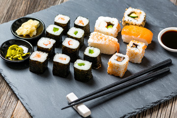 Sushi - Japanisches Essen - Diät - Fisch