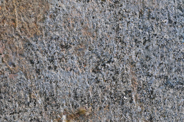 Grey Coarse Concrete Stone Wall Texture, Horizontal Closeup Old Aged Weathered Natural Rustic Textured Grungy Stonewall Background Pattern Vintage Red, Beige, Yellow, Grunge Dolomite Slate Slab Rock