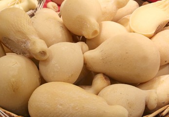 cheese called caciocavallo cheese typical of the regions of sout